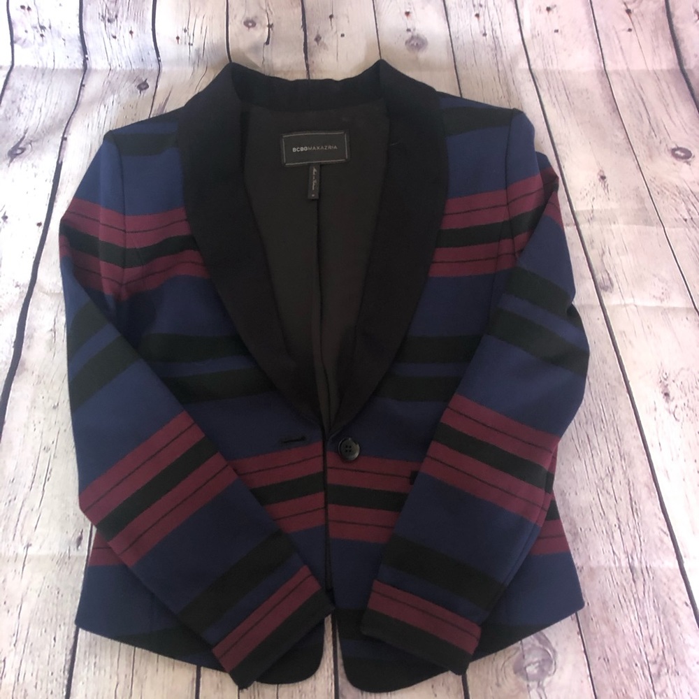 BCBGMAXAZRIA Striped Blazer size M